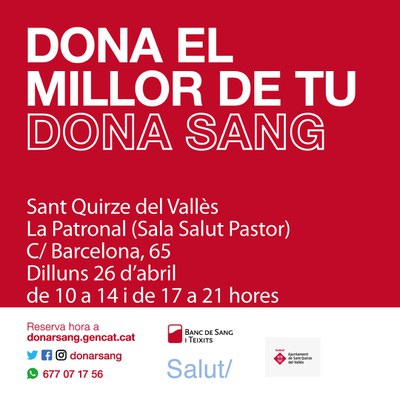 Jornada de donació de sang
