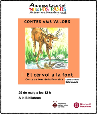 CONTES AMB VALORS: El cérvol a la font