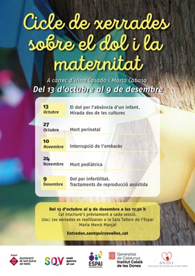 Cicle de xerrades sobre el dol i la Maternitat: Tercera sessió "Interrupció de l'embaràs"