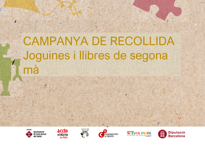 Recollida de joguines i llibres de segona mà