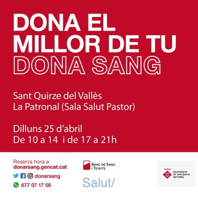 Jornada de donació de sang