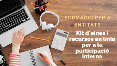 Formació entitats: Kit d'eines i recursos en línia per la participació interna