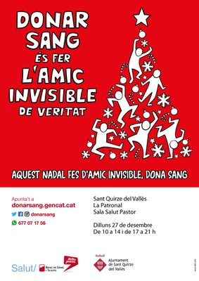 Jornada de donació de sang, especial Nadal