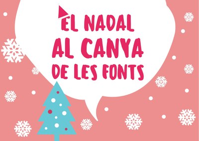 Decoracions nadalenques a les Fonts