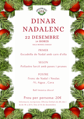 Dinar de Nadal Assocació Casal d'Avis