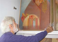 L'art santquirzenc de dol, per la mort del pintor local Andreu Martró