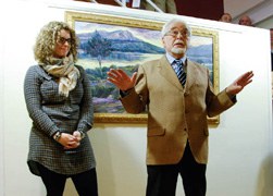 La ciutadania acompanya Jaume Cases en la inauguració de la seva nova exposició