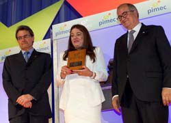 L'empresa de Sant Quirze Grup Carinsa guardonada amb el Premi a la millor estratègia empresarial a través de la Innovació i la Internacionalització dels premis PIMES 2012
