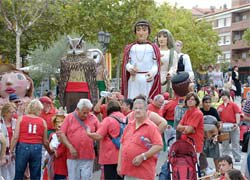 Dotze colles convidades participaran a la 28a trobada de gegants de Sant Quirze
