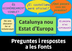 Les preguntes i respostes sobre el procés que viu Catalunya centrarà una xerrada a les Fonts