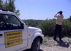 Obert el procés selectiu per cobrir els llocs de treball d'Informador i Operador del Pla d'Informació i Vigilància contra incendis forestals 2013