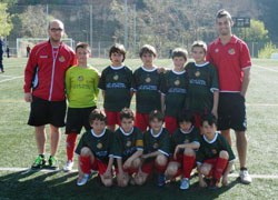 Gran temporada dels equips benjamins del F.C. Sant Quirze
