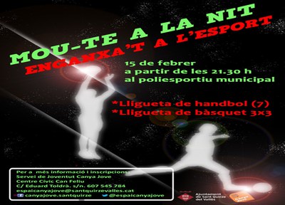 Mou-te a la nit, enganxa't a l'esport