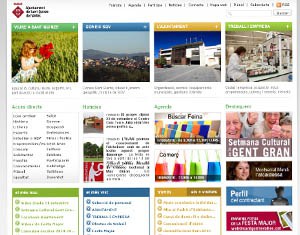 El web municipal www.santquirzevalles.cat ofereix 60 nous punts d'accés directe des de la pàgina principal