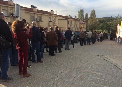 Més de 4.000 persones han participat ja en la consulta del 9N a Sant Quirze del Vallès