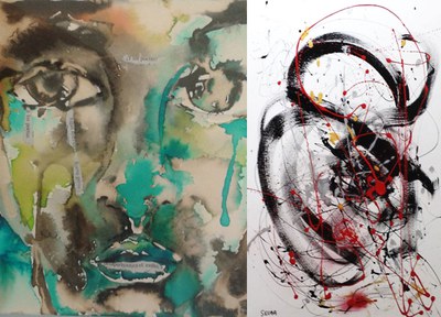 Dos artistes santquirzencs participen en una exposició col·lectiva a París