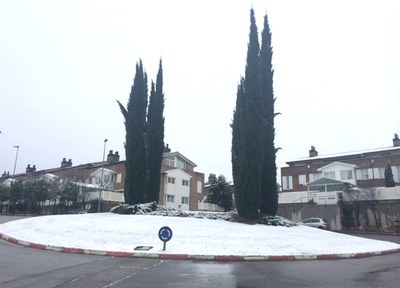 Sant Quirze manté la normalitat després de la nevada