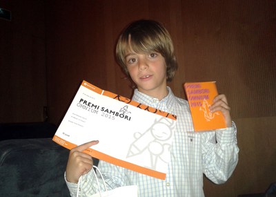 Oriol Marquès, de l'escola Taula Rodona, guanya el segon premi del certamen de narrativa Sambori