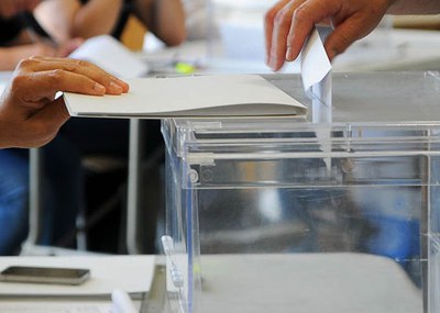  La jornada electoral del 27S comença amb total normalitat a Sant Quirze del Vallès