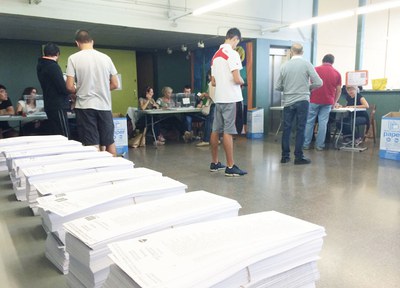 Un total de 5730 persones han exercit el seu dret a vot a Sant Quirze del Vallès al punt de les 13 hores