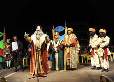Gran rebuda a Ses Majestats els Reis d'Orient
