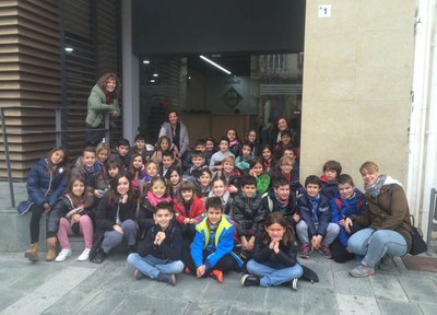 L’escola Lola Anglada visita l’Ajuntament