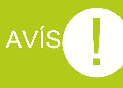  Avís per a les persones que han votat abans de les 23.59 hores del 30 de setembre en els pressupostos participatius 2016