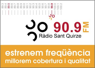 Ràdio Sant Quirze canvia de dial al 90.9FM