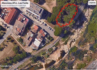 Reparació de la canonada que subministra aigua al dipòsit de Can Llobateres