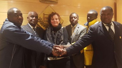Recepció d'autoritats senegaleses a l'Ajuntament