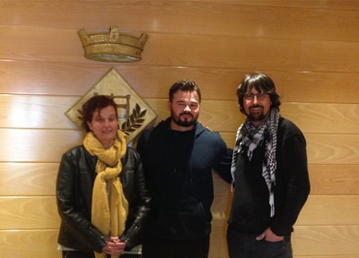 El diputat Gabriel Rufián visita Sant Quirze del Vallès
