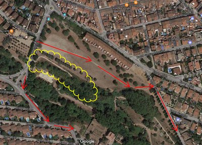 Millores al camí de vianants del Parc de la Betzuca