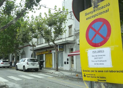 Inici de les obres de l’estació dels FGC