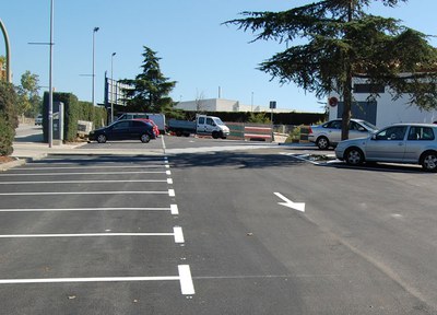 L'aparcament de l'estació dels Ferrocarrils ja està obert al públic