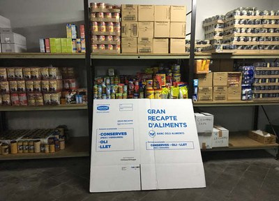 El Gran Recapte recull a Sant Quirze més de 15.800 kg d'aliments