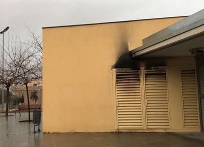 L’Escola Bressol Municipal El Patufet roman tancada avui per la caiguda d’un llamp