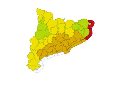   Alerta per fort vent avui divendres