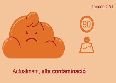 Continua activat l'episodi per alta contaminació per partícules a 40 municipis 