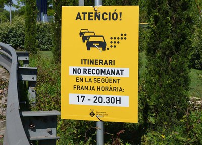 L’Ajuntament posa en marxa mesures preventives per reduir el col•lapse circulatori