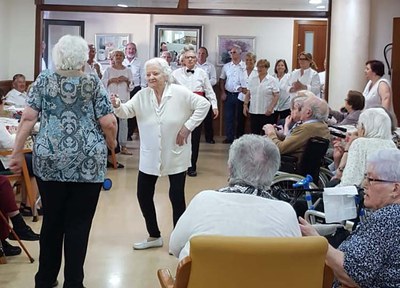Havaneres a la Residència Llar d'Avis de Sant Quirze