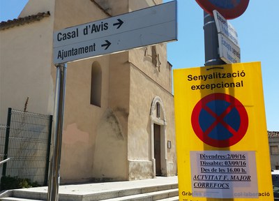 Afectacions al trànsit durant la Festa