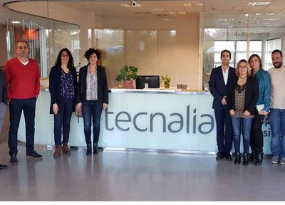 Empreses santquirzenques visiten el centre tecnològic Tecnalia
