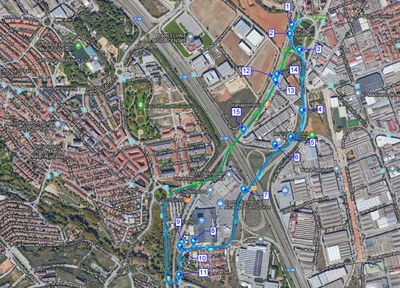 Restriccions a la C1413 entre Sant Quirze i Sabadell