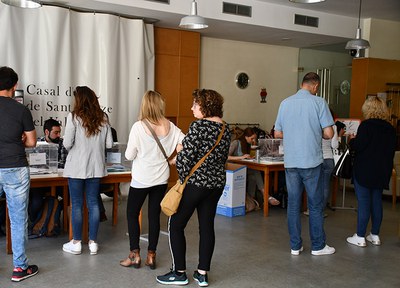 La participació a les Eleccions Municipals a les 14 hores a Sant Quirze és del 35,38%