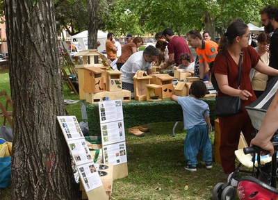 Uns 150 infants van participar diumenge als tallers de la Festa del Medi Ambient