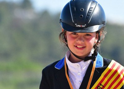 La geneta santquirzenca Anna Poch, campiona de Catalunya de ponis