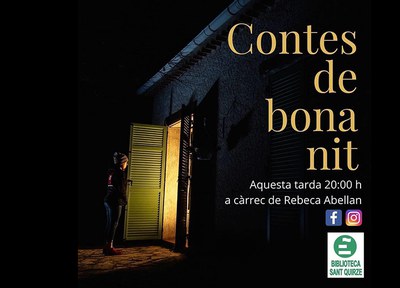 La Biblioteca inicia el cicle en línia "Contes de bona nit"
