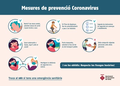 Mantenir les mesures de seguretat i higiene és bàsic per protegir la nostra salut i la dels altres
