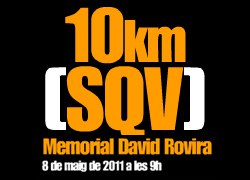  Obertes les inscripcions per participar a la Cursa de 10 km de Sant Quirze del Vallès, Memorial David Rovira.