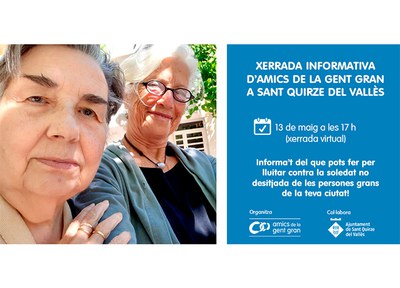 Xerrada informativa sobre el projecte d’acompanyament d’Amics de la Gent Gran